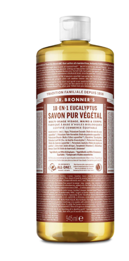 DR BONNER'S Eucalyptus liquid soap